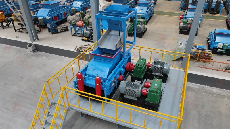 石墨块对辊破碎机